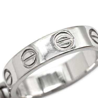 カルティエ Cartier ラブチャーム ホワイトゴールド K18WG ペンダントトップ LOVE Au750 18K 18金 WG ベビー ネックレストップ