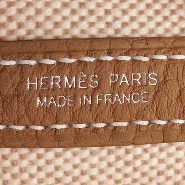 エルメス HERMES ネオ ガーデン23 エクリュ×ゴールド ネゴンダ トワルアッシュヴァイキング ハンドバッグ シルバー金具 新品 未使用 ガーデンパーティー ミニ 2026年製