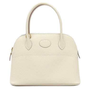 エルメス HERMES ボリード 27 クレ ヴォーエプソン 2WAYバッグ ゴールド金具 アイボリー ハンドバッグ ショルダー