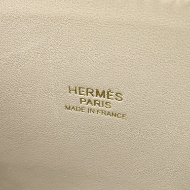 エルメス HERMES ボリード 27 クレ ヴォーエプソン 2WAYバッグ ゴールド金具 アイボリー ハンドバッグ ショルダー