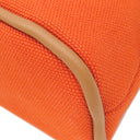 エルメス HERMES ボリードポーチ ミニミニ H103772M オランジュフー コットン アニョーミロ ポーチ シルバー金具 バス用ポーチ 化粧ポーチ 小物入れ