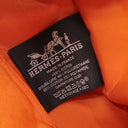 エルメス HERMES ボリードポーチ ミニミニ H103772M オランジュフー コットン アニョーミロ ポーチ シルバー金具 バス用ポーチ 化粧ポーチ 小物入れ