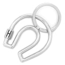 エルメス HERMES フェール ア シュヴァル H077329FJ03 シルバー ステンレススチール キーホルダー 馬蹄 Hロゴ ネジ式