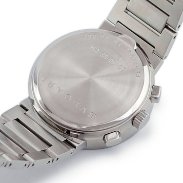 腕時計 ブルガリ BVLGARI ブルガリブルガリ クロノグラフ BB38SSCH 自動巻き メンズ OH済 ブラック スモールセコンド デイト