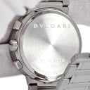 腕時計 ブルガリ BVLGARI ブルガリブルガリ クロノグラフ BB38SSCH 自動巻き メンズ OH済 ブラック スモールセコンド デイト