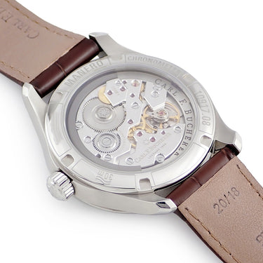 腕時計 カール F ブヘラ Carl F. Bucherer マネロ ペリフェラル 00.10917.08.83.11 自動巻き メンズ 純正ダイヤ シェル スモールセコンド
