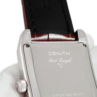 腕時計 ゼニス ZENITH エリート ポートロワイヤル 01.0250.684/01 自動巻き メンズ OH済 スモールセコンド デイト アラビア