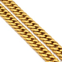 喜平 KIHEI K18 18金 50.5cm 50.3g 6面 ダブル W イエローゴールド K18YG ネックレス 造幣局検定マーク ※ショッピングローン対応していません