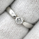 ティファニー Tiffany & Co ハーモニー ダイヤリング プラチナシルバー Pt950 ダイヤモンド リング 指輪 T＆Co. 一粒 1P 立爪 0.21ct プラチナ950 6.5号