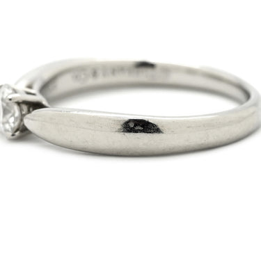 ティファニー Tiffany & Co ハーモニー ダイヤリング プラチナシルバー Pt950 ダイヤモンド リング 指輪 T＆Co. 一粒 1P 立爪 0.21ct プラチナ950 6.5号