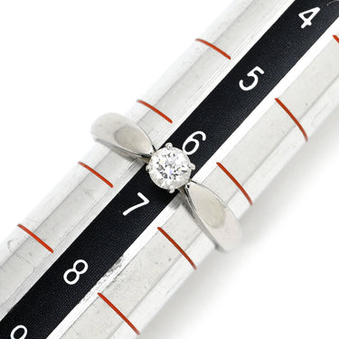 ティファニー Tiffany & Co ハーモニー ダイヤリング プラチナシルバー Pt950 ダイヤモンド リング 指輪 T＆Co. 一粒 1P 立爪 0.21ct プラチナ950 6.5号
