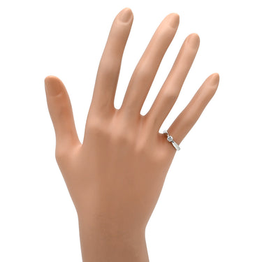 ティファニー Tiffany & Co ハーモニー ダイヤリング プラチナシルバー Pt950 ダイヤモンド リング 指輪 T＆Co. 一粒 1P 立爪 0.21ct プラチナ950 6.5号