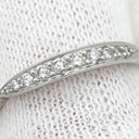 ティファニー Tiffany & Co ハーモニー バンドリング ダイヤモンド プラチナシルバー Pt950 ダイヤモンド リング 指輪 T＆Co. プラチナ950 7.5号