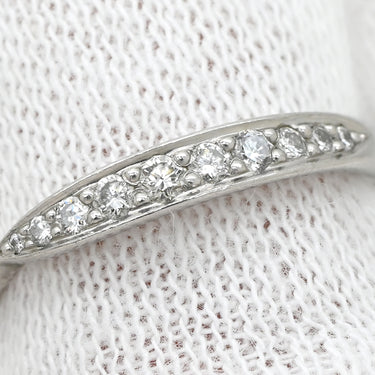 ティファニー Tiffany & Co ハーモニー バンドリング ダイヤモンド プラチナシルバー Pt950 ダイヤモンド リング 指輪 T＆Co. プラチナ950 7.5号