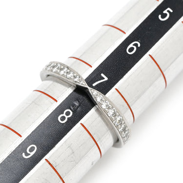 ティファニー Tiffany & Co ハーモニー バンドリング ダイヤモンド プラチナシルバー Pt950 ダイヤモンド リング 指輪 T＆Co. プラチナ950 7.5号