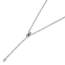 ジュネ Jeunet アーバンシェイプ ダイヤモンド サファイア ロングネックレス 001-2903-003 ブルー×ホワイトゴールド K18WG ダイヤモンド サファイア ネックレス ラリエット 18K 750 WG