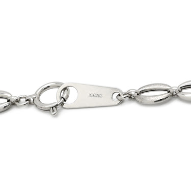 ジュネ Jeunet アーバンシェイプ ダイヤモンド サファイア ロングネックレス 001-2903-003 ブルー×ホワイトゴールド K18WG ダイヤモンド サファイア ネックレス ラリエット 18K 750 WG