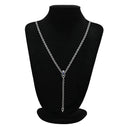 ジュネ Jeunet アーバンシェイプ ダイヤモンド サファイア ロングネックレス 001-2903-003 ブルー×ホワイトゴールド K18WG ダイヤモンド サファイア ネックレス ラリエット 18K 750 WG