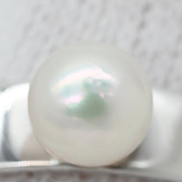タサキ TASAKI パール 5.4mm パールホワイト×ホワイトゴールド K18WG パール リング 指輪 TASAKI 真珠 Au750 18K 18金 WG 13号