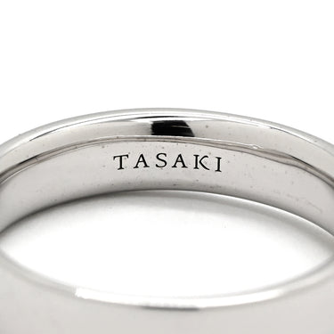 タサキ TASAKI パール 5.4mm パールホワイト×ホワイトゴールド K18WG パール リング 指輪 TASAKI 真珠 Au750 18K 18金 WG 13号