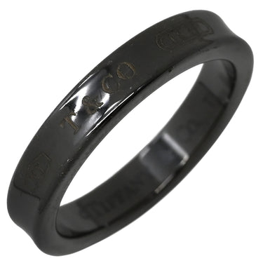 ティファニー Tiffany & Co 1837 ナロー ブラック チタン リング 指輪 TIFFANY＆Co. ブラックチタン 17.5号