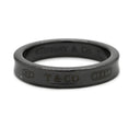 ティファニー Tiffany & Co 1837 ナロー ブラック チタン リング 指輪 TIFFANY＆Co. ブラックチタン 17.5号