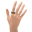 ティファニー Tiffany & Co 1837 ナロー ブラック チタン リング 指輪 TIFFANY＆Co. ブラックチタン 17.5号