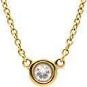 ティファニー Tiffany & Co バイザヤード シングルダイヤモンド ペンダント イエローゴールド K18YG ダイヤモンド ネックレス 18K AU750 YG 1P 1粒 エルサペレッティ