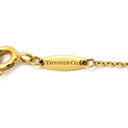 ティファニー Tiffany & Co バイザヤード シングルダイヤモンド ペンダント イエローゴールド K18YG ダイヤモンド ネックレス 18K AU750 YG 1P 1粒 エルサペレッティ