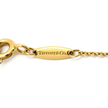 ティファニー Tiffany & Co バイザヤード シングルダイヤモンド ペンダント イエローゴールド K18YG ダイヤモンド ネックレス 18K AU750 YG 1P 1粒 エルサペレッティ