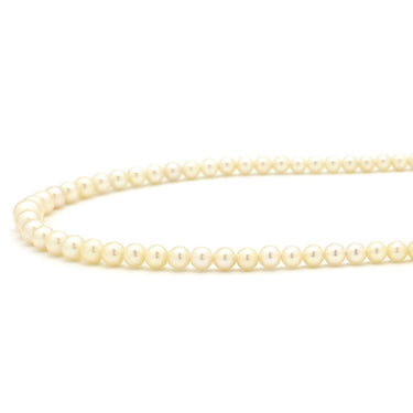 ミキモト MIKIMOTO パール 3.4-7mm パールホワイト×ホワイトゴールド シルバー パール ネックレス MIKIMOTO 真珠 SV