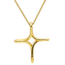 ティファニー Tiffany & Co インフィニティ クロス イエローゴールド K18YG ネックレス 750YG 18金 18KT エルサペレッティ