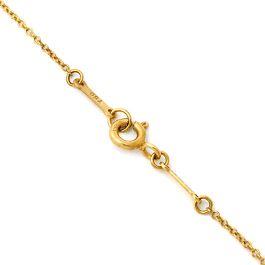 ティファニー Tiffany & Co インフィニティ クロス イエローゴールド K18YG ネックレス 750YG 18金 18KT エルサペレッティ