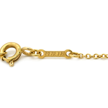 ティファニー Tiffany & Co インフィニティ クロス イエローゴールド K18YG ネックレス 750YG 18金 18KT エルサペレッティ