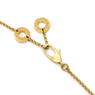 ブルガリ BVLGARI ブルガリブルガリ 350554 イエローゴールド×ブラック K18YG オニキス ネックレス ペンダント 18K 750 18金 オニキス 黒