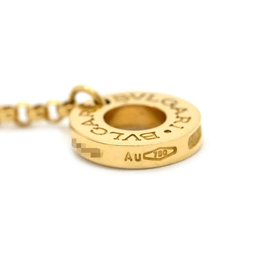 ブルガリ BVLGARI ブルガリブルガリ 350554 イエローゴールド×ブラック K18YG オニキス ネックレス ペンダント 18K 750 18金 オニキス 黒