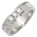 ティファニー Tiffany & Co アトラス 3Pダイヤ ホワイゴールド K18WG ダイヤモンド リング 指輪 T&Co. 18K 750 WG 3石 ダイヤモンド 11.5号