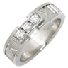 ティファニー Tiffany & Co アトラス 3Pダイヤ ホワイゴールド K18WG ダイヤモンド リング 指輪 T&Co. 18K 750 WG 3石 ダイヤモンド 11.5号