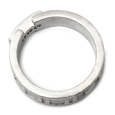 ティファニー Tiffany & Co アトラス 3Pダイヤ ホワイゴールド K18WG ダイヤモンド リング 指輪 T&Co. 18K 750 WG 3石 ダイヤモンド 11.5号