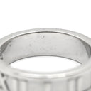 ティファニー Tiffany & Co アトラス 3Pダイヤ ホワイゴールド K18WG ダイヤモンド リング 指輪 T&Co. 18K 750 WG 3石 ダイヤモンド 11.5号
