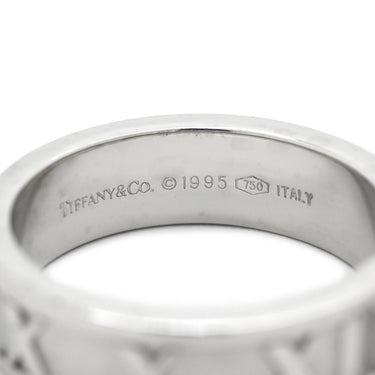 ティファニー Tiffany & Co アトラス 3Pダイヤ ホワイゴールド K18WG ダイヤモンド リング 指輪 T&Co. 18K 750 WG 3石 ダイヤモンド 11.5号