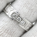 ティファニー Tiffany & Co アトラス 3Pダイヤ ホワイゴールド K18WG ダイヤモンド リング 指輪 T&Co. 18K 750 WG 3石 ダイヤモンド 11.5号
