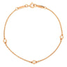 ティファニー Tiffany & Co バイザヤード 3Pダイヤ 60141638 ピンクゴールド K18PG ダイヤモンド ブレスレット Au750 18K 18金 T&Co. エルサペレッティ