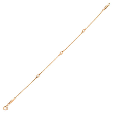 ティファニー Tiffany & Co バイザヤード 3Pダイヤ 60141638 ピンクゴールド K18PG ダイヤモンド ブレスレット Au750 18K 18金 T&Co. エルサペレッティ