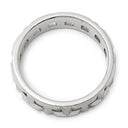 ティファニー Tiffany & Co Tトゥルー ワイド リング 62509244 ホワイトゴールド K18WG リング 指輪 T＆Co. AU750 18K WG Tパターン 10号