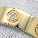 カルティエ Cartier ラブリング ハーフダイヤ B4032400 イエローゴールド K18YG ダイヤモンド #50(JP10) リング 指輪 クラシックモデル LOVE Ring 750 18K 3粒 3石 9号