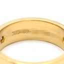 カルティエ Cartier ラブリング ハーフダイヤ B4032400 イエローゴールド K18YG ダイヤモンド #50(JP10) リング 指輪 クラシックモデル LOVE Ring 750 18K 3粒 3石 9号