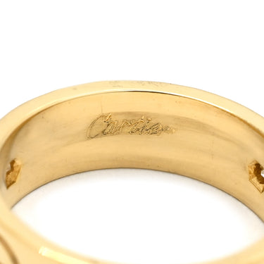 カルティエ Cartier ラブリング ハーフダイヤ B4032400 イエローゴールド K18YG ダイヤモンド #50(JP10) リング 指輪 クラシックモデル LOVE Ring 750 18K 3粒 3石 9号
