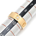 カルティエ Cartier ラブリング ハーフダイヤ B4032400 イエローゴールド K18YG ダイヤモンド #50(JP10) リング 指輪 クラシックモデル LOVE Ring 750 18K 3粒 3石 9号