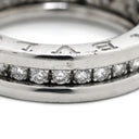 ブルガリ BVLGARI ビーゼロワン B-zero1 XS パヴェダイヤ ホワイトゴールド K18WG ダイヤモンド #49(JP9) リング 指輪 750WG 18金 1バンドリング 8号
